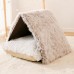 Timagebreze Soft Plush Pet Bed House for Small Dogs and Cats, Cozy Indoor Pet Furniture with Removable Cushion